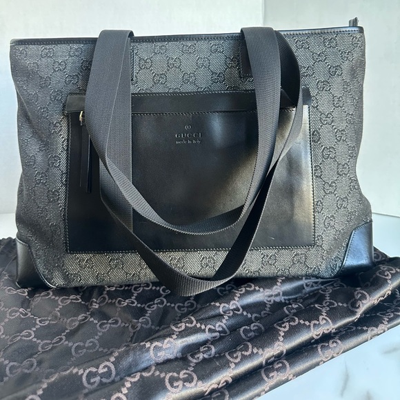 Authentic Gucci Vintage GG Canvas Tote - Picture 9 of 14